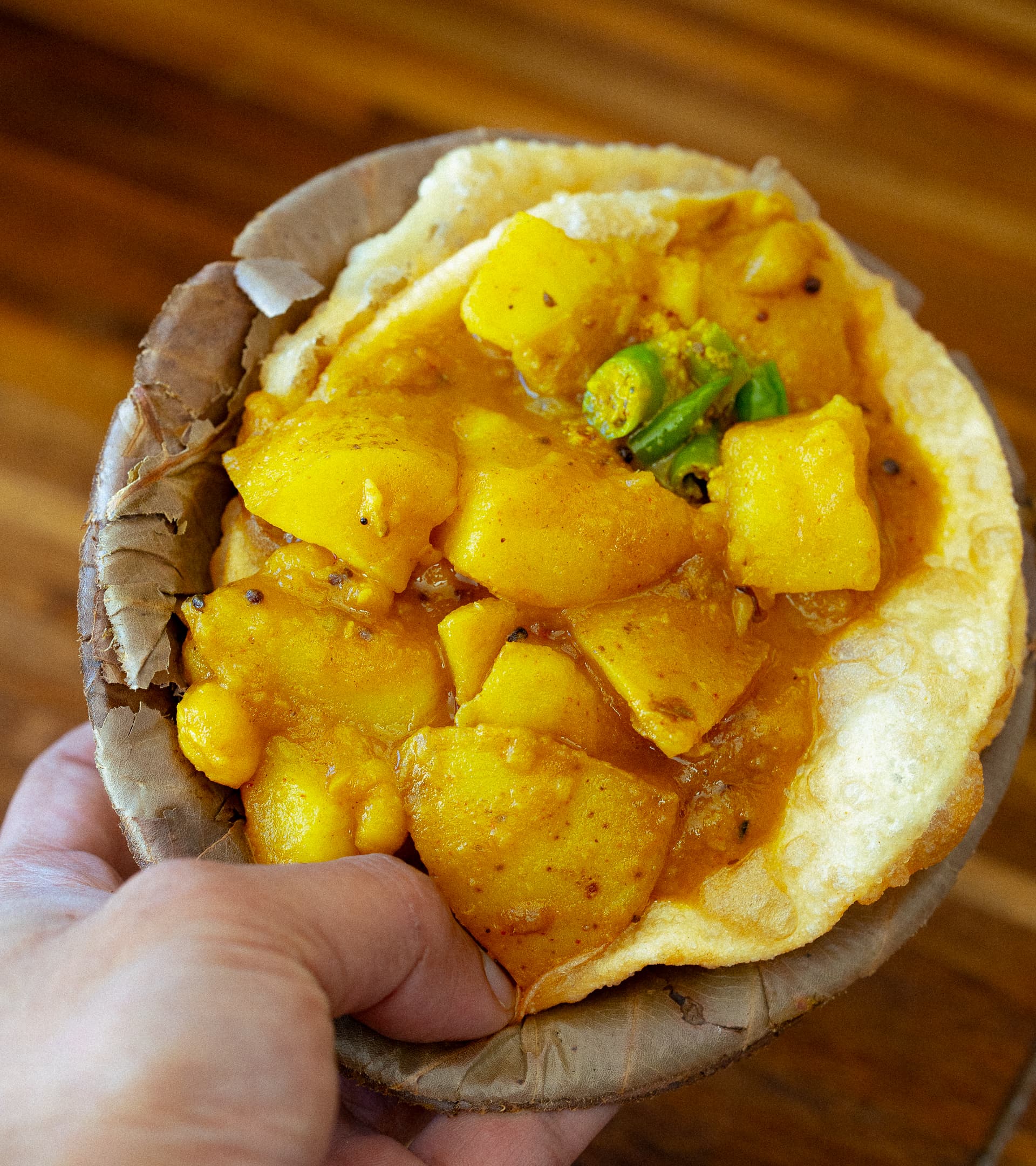 Kochuri Torkari Moshla